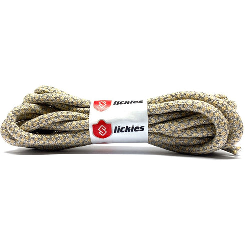 Yeezy Laces 3M Reflective Rope Laces V2 - Blue Oat Brown Laces for Yeezy 380 Blue Oat